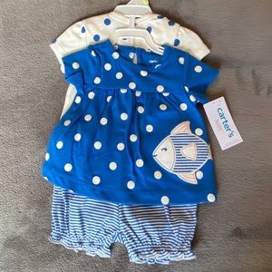 NWT - Carter’s 3 piece, baby set. 3months